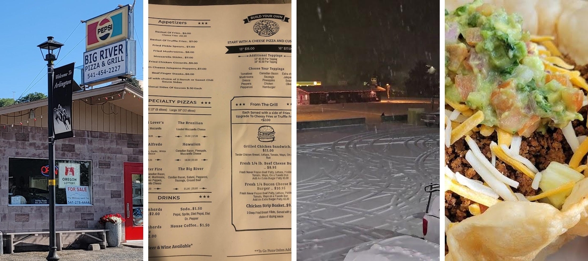 Big River Pizza & Grill Menu