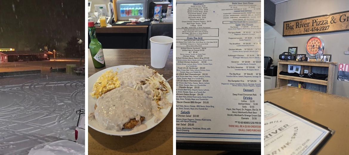 Big River Pizza & Grill Menu