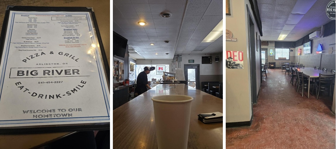 Big River Pizza & Grill Menu
