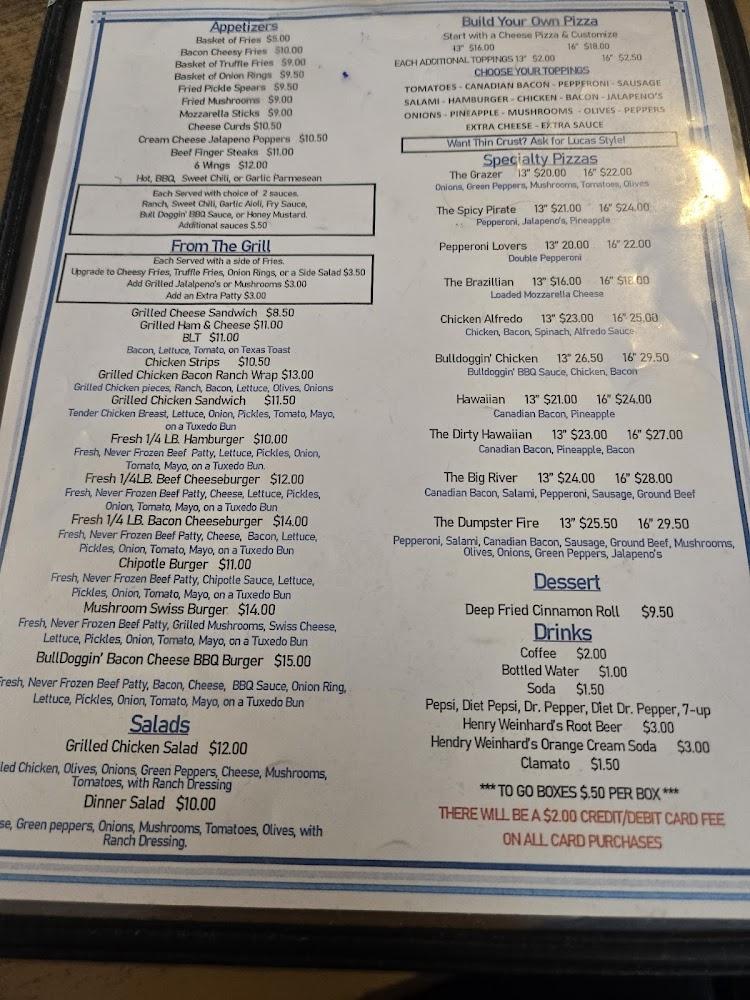 Big River Pizza & Grill Menu image 2