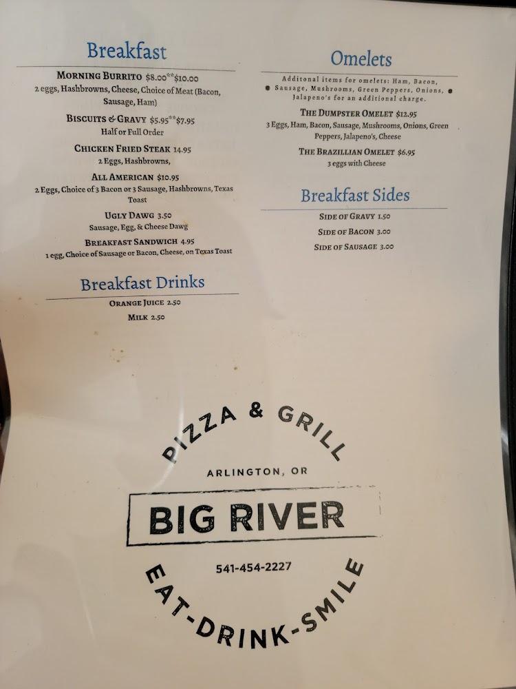 Big River Pizza & Grill Menu image 3